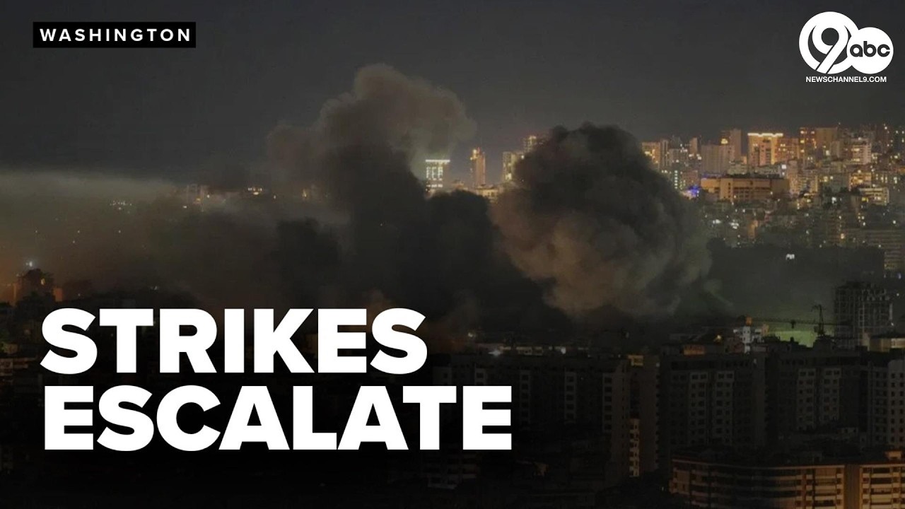 Israeli airstrikes hit Tehran and Beirut as US warns of escalation