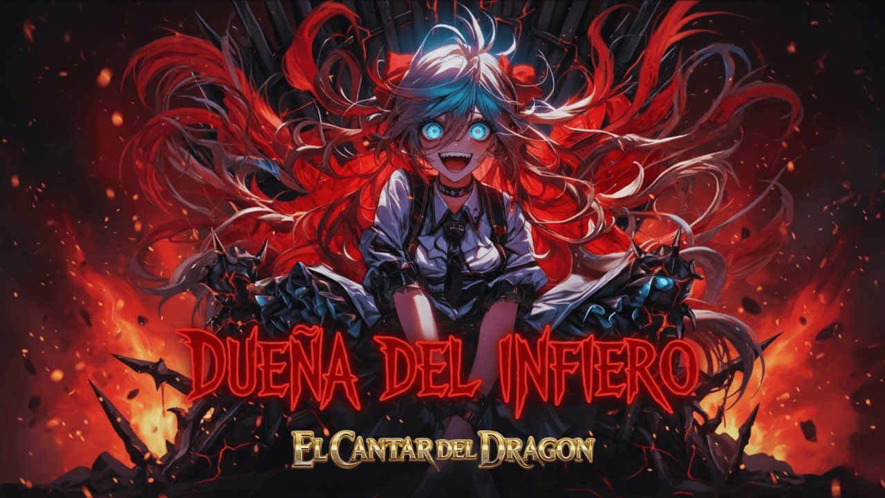 🐉 Si la vida te obliga a caminar por el infierno | Dueña Del Infierno (Letra) - El Cantar del Dragón