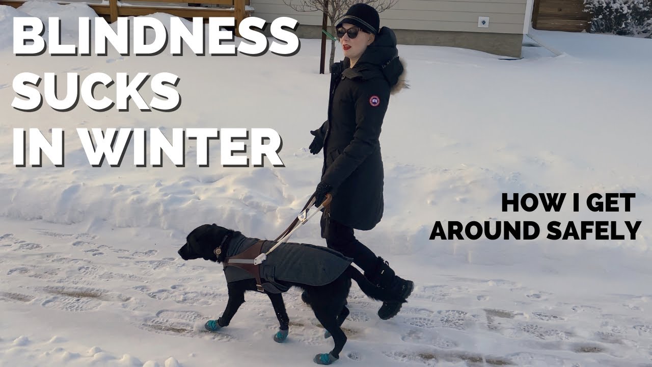 Blindness Sucks In Wintertime - How I Cope (Ft. My Guide Dog Patience)