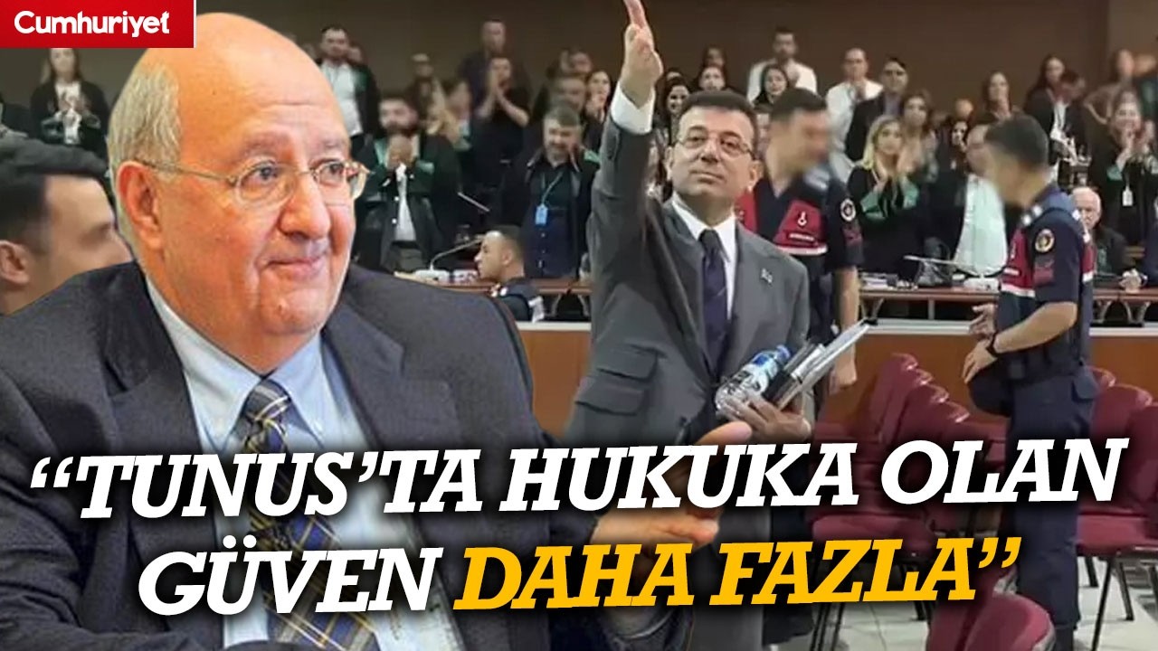 İmamoğlu hakim karşısına çıktı! Prof. Dr. Kalaycıoğlu: Tunus'ta hukuka olan güven daha fazla...