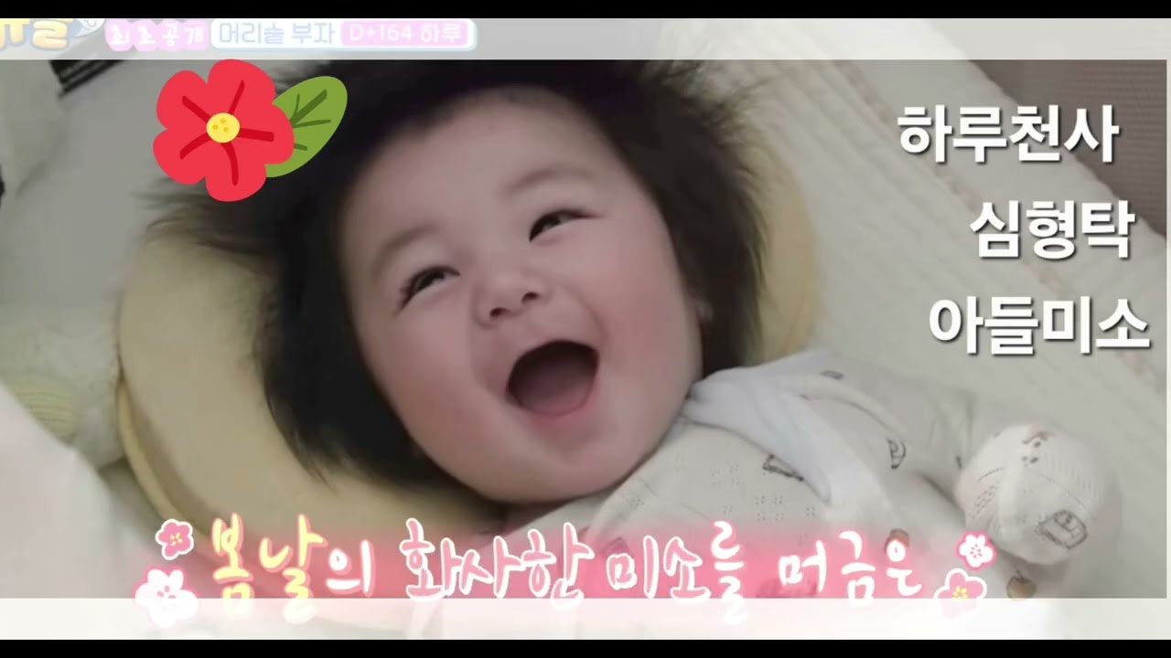 심형탁 하루   미소천사하루  기절미소