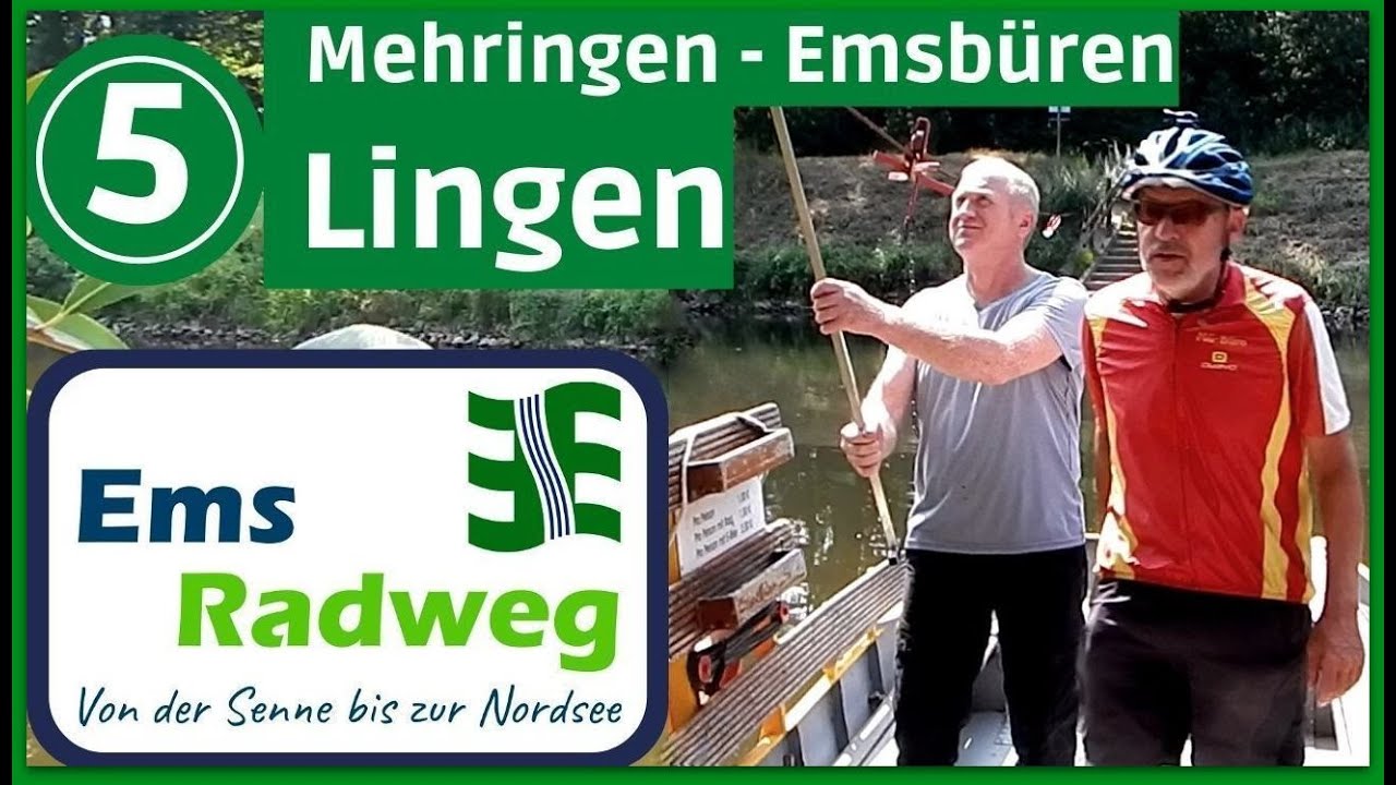 Ems-Radweg bis zur Nordsee 5▶ Mehringen - Emsbüren - Lingen [ Radtour Radreise Doku ]