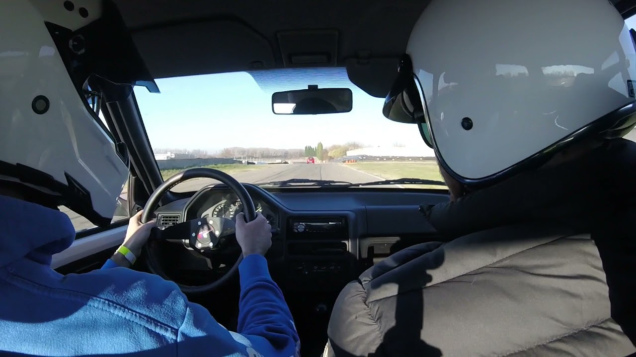 Highlights & Drift Trackday Peugeot 106 Rallye 1.3 Onboard Castelletto di Branduzzo