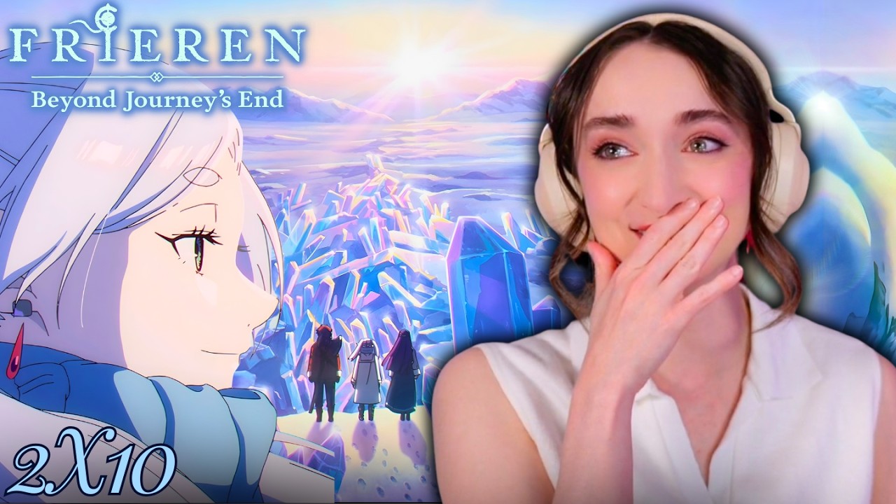 Una vista hermosa... 💎😭 | Frieren m&aacute;s all&aacute; del final del viaje | 2x10 - VIDEO DE REACCI&Oacute;N