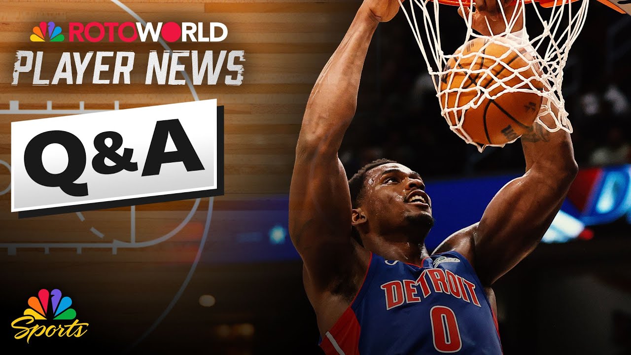 NBA Fantasy Basketball Q&A w/ Raphielle Johnson & Noah Rubin (3/20/26) | Rotoworld | NBC Sports