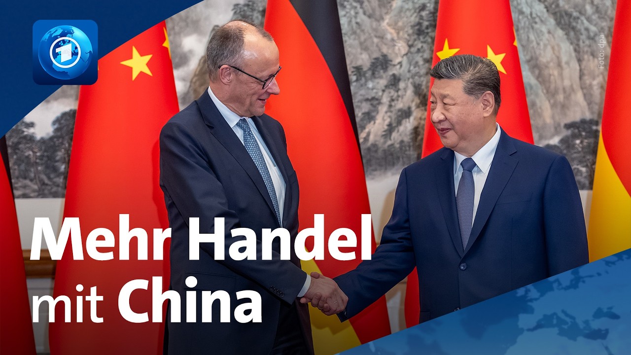 Handelsbeziehungen mit China: Merz und Xi wollen engere Zusammenarbeit