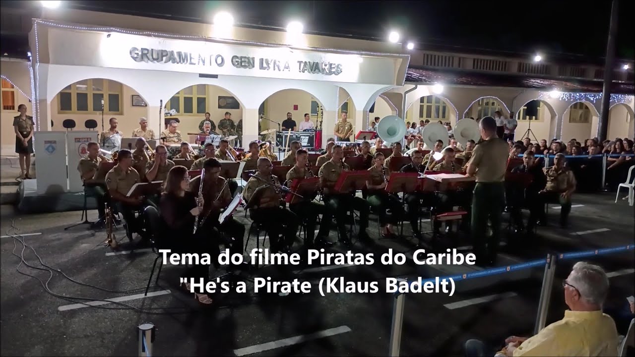 Piratas do Caribe - Banda da Guarnição Federal de João Pessoa (com cenas do filme)