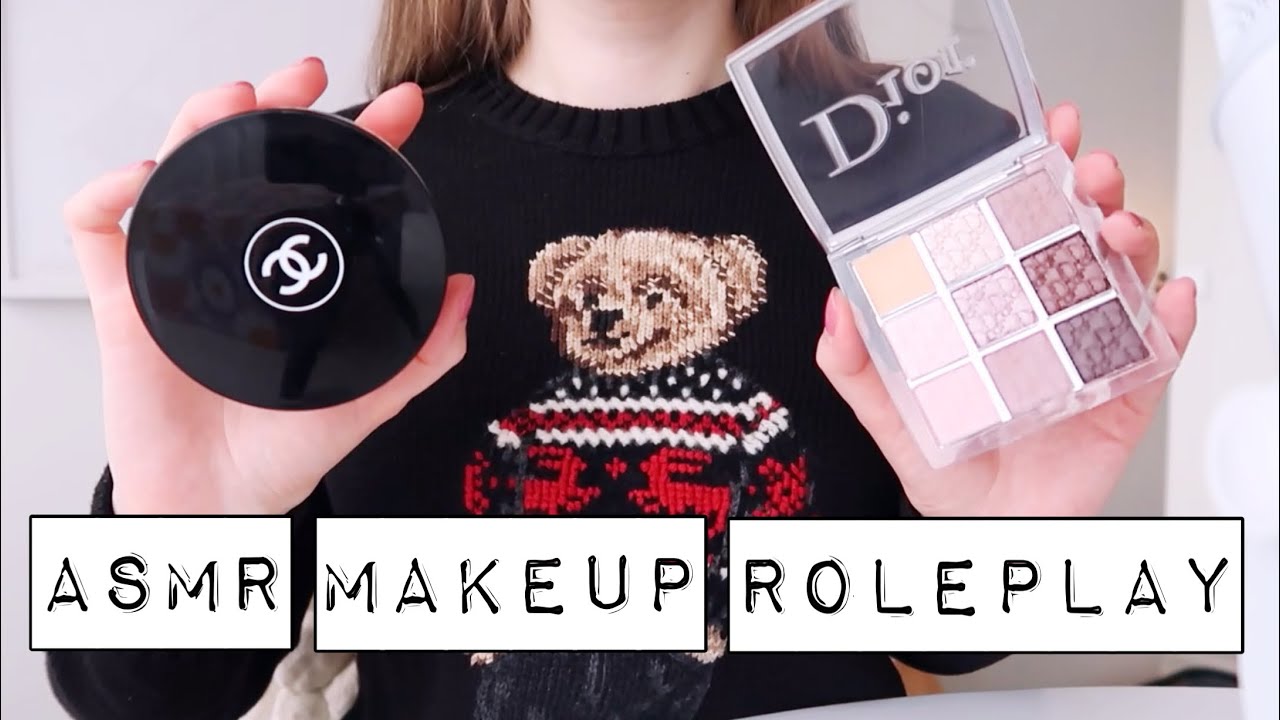 ASMR SUOMI - meikki roleplay - MAKEUP roleplay - АСМР макияж