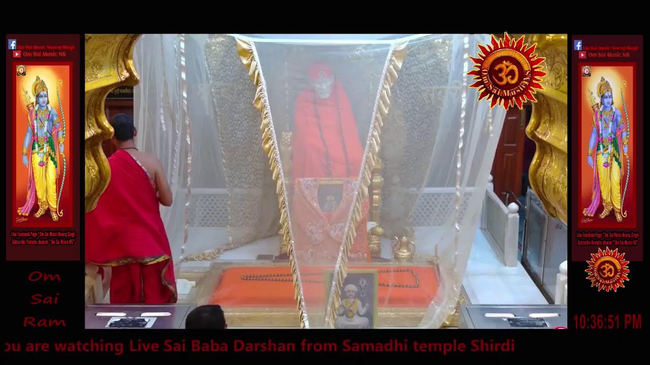 Sai Baba Darshan Live Today || 05 MAR 2026 || THURSDAY || EVENING