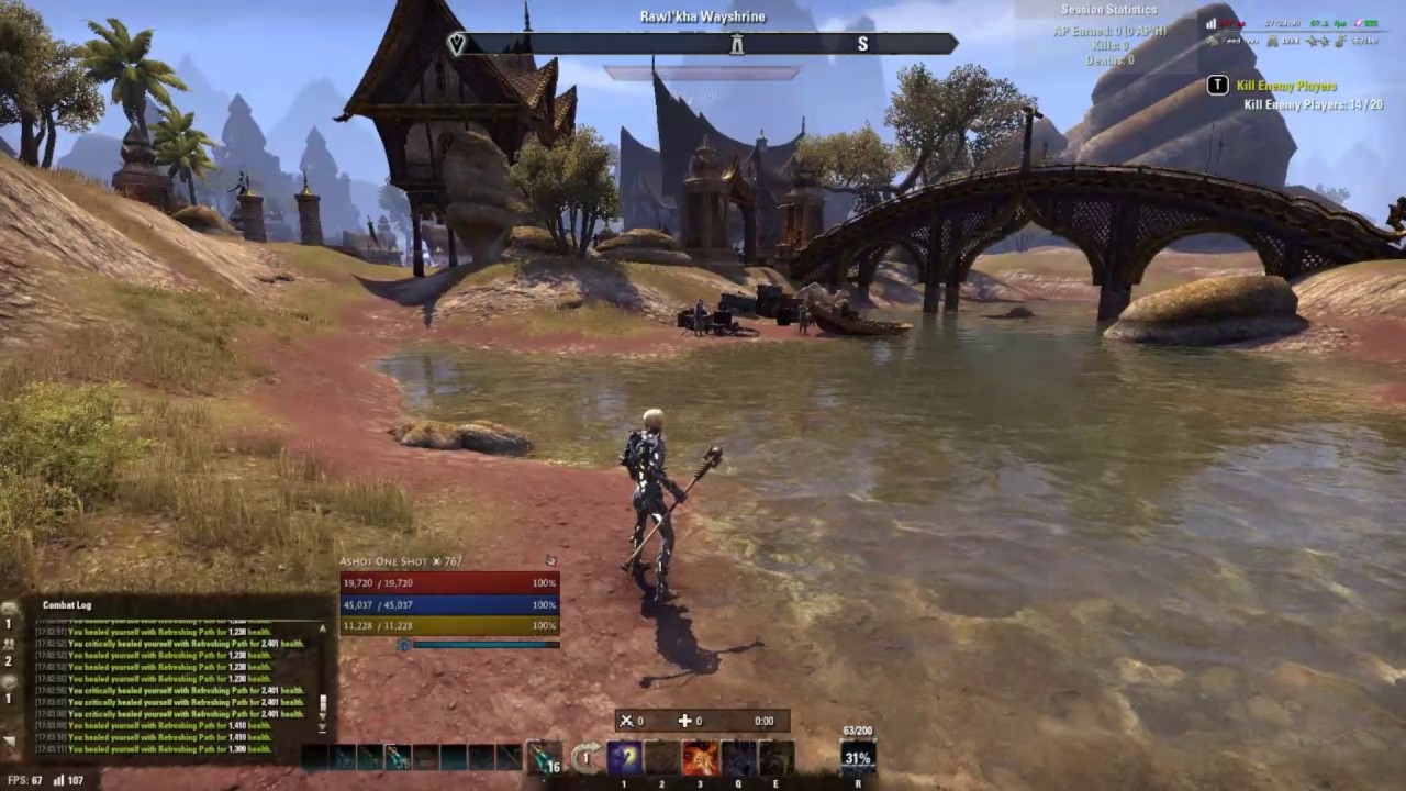 ESO PvE: One Tamriel - Magblade DD простой билд.