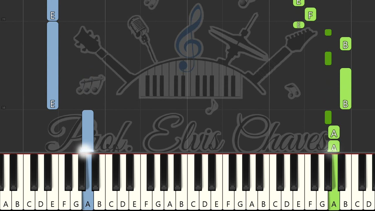 🎹 Boate azul - 6059 - Milionário e José Rico - Tutorial Teclado Fácil