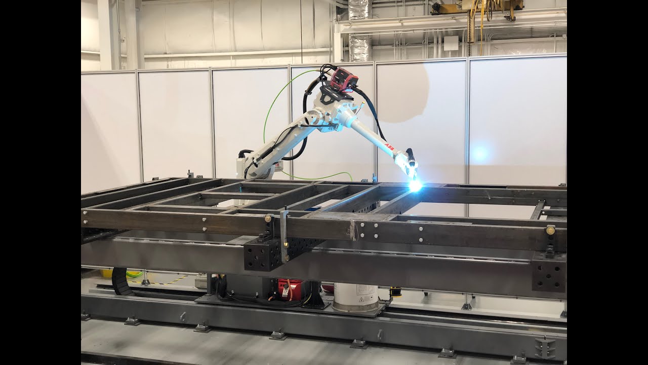 Robotic Welding Track System & Custom Positioner