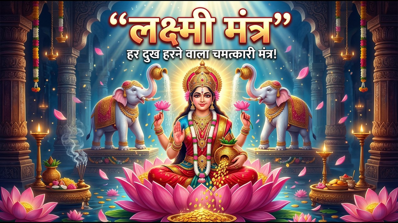 महालक्ष्मी मंत्र 🙏 Om Mahalaxmi Namo Namah | Laxmi Mantra | Prosperity & Money Mantra