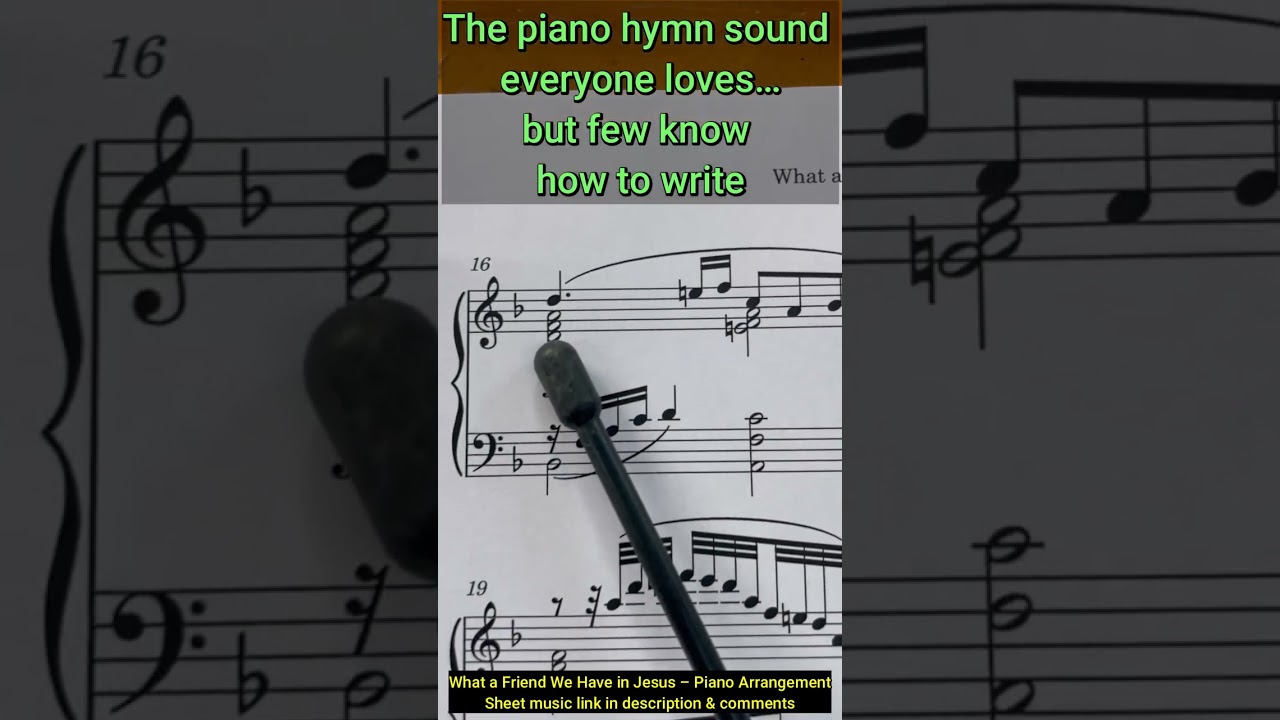 What a Friend We Have In Jesus &ndash; Beautiful Piano Hymn Arrangement
