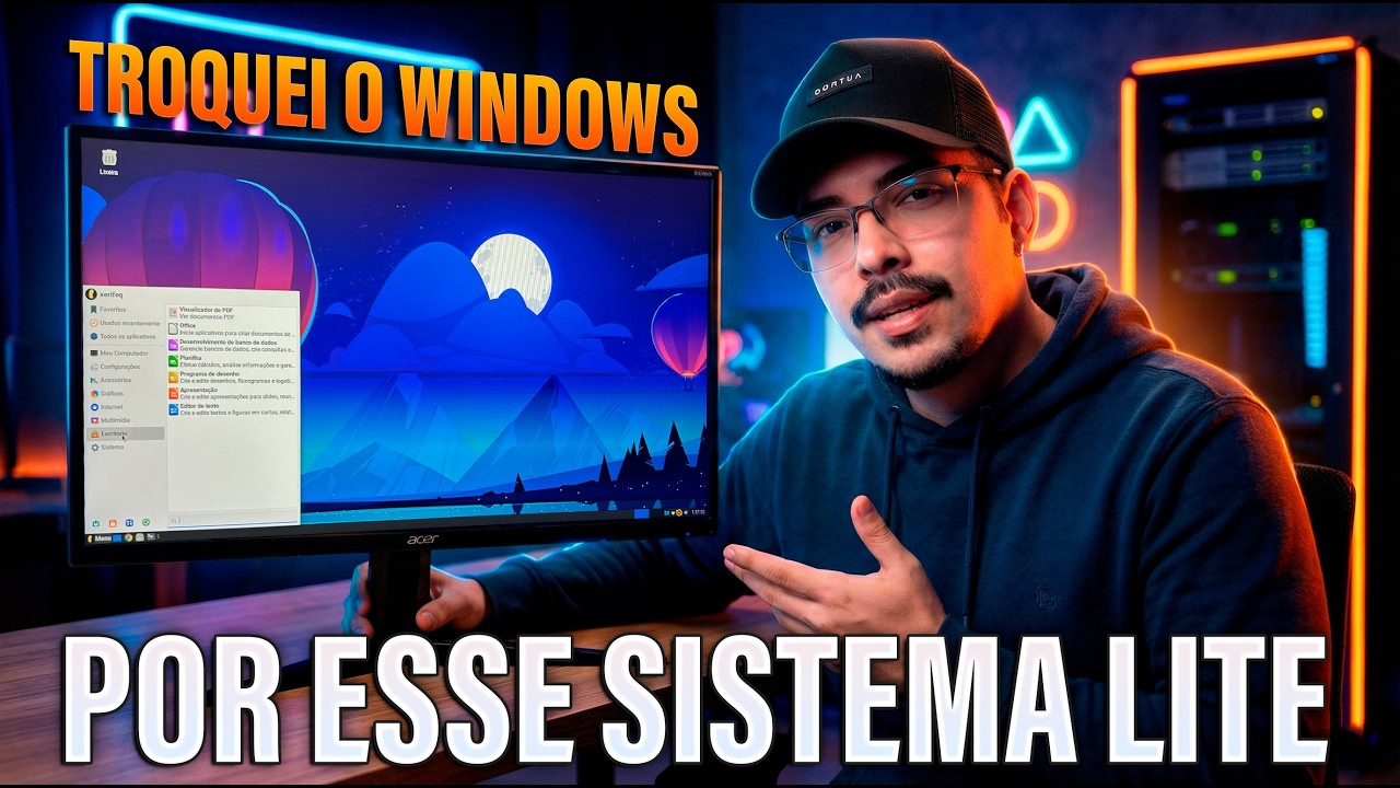 Troquei o Windows por ESSE Sistema Lite e Ressuscitei meu PC! 🛠️🛑 (Sem Travamentos)