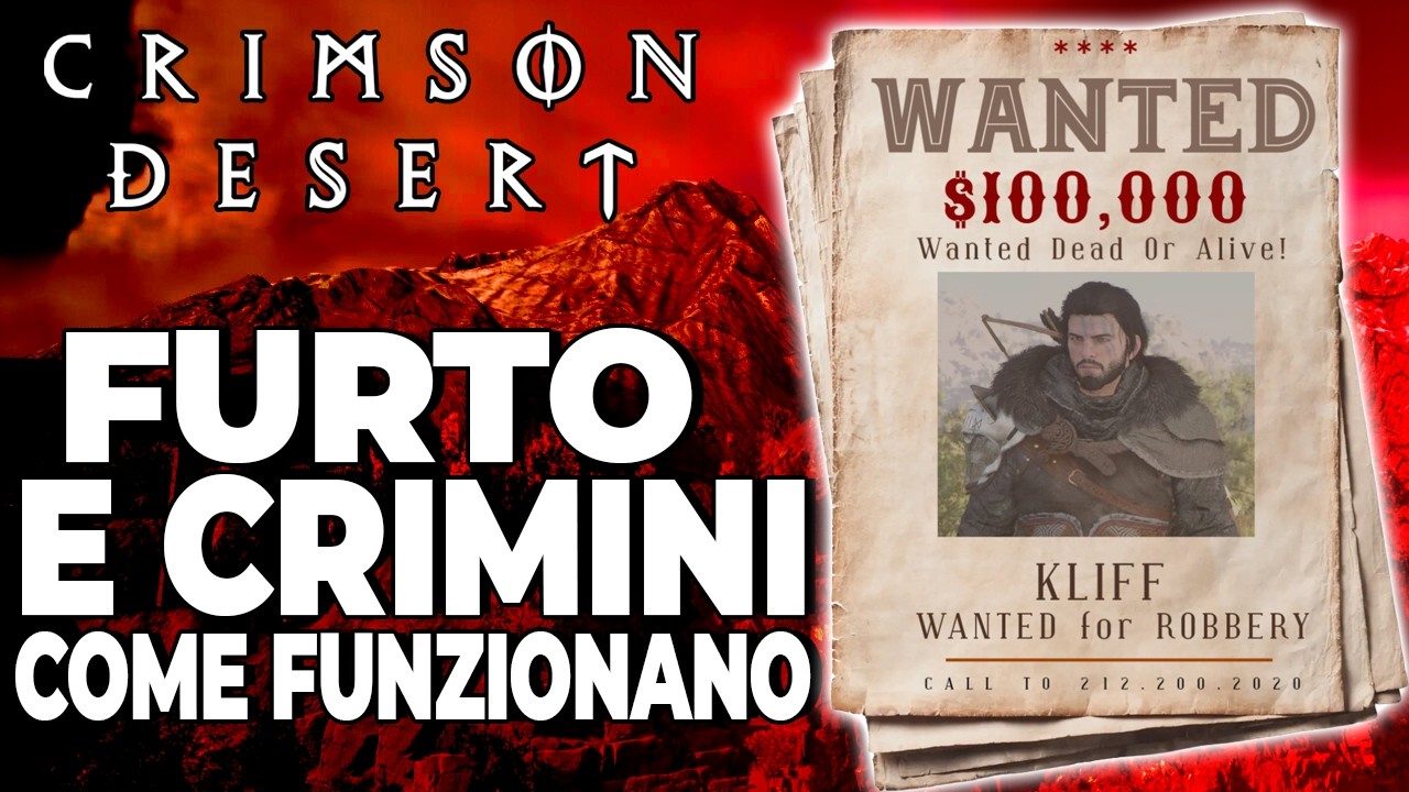 Crimson Desert: Il Sistema di Furto e Crimine Cambia Tutto nell’Open World 🔥