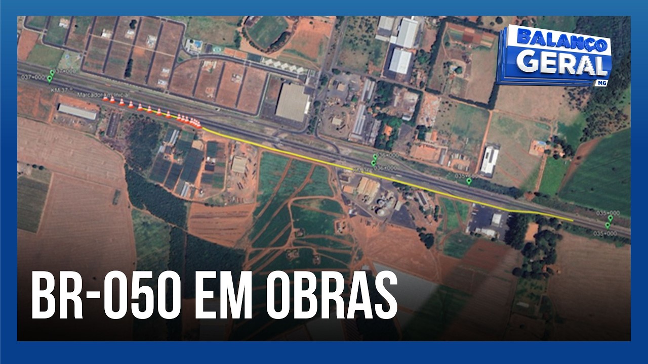 BR-050: obras em viaduto alteram trânsito a partir de segunda-feira perto de Araguari