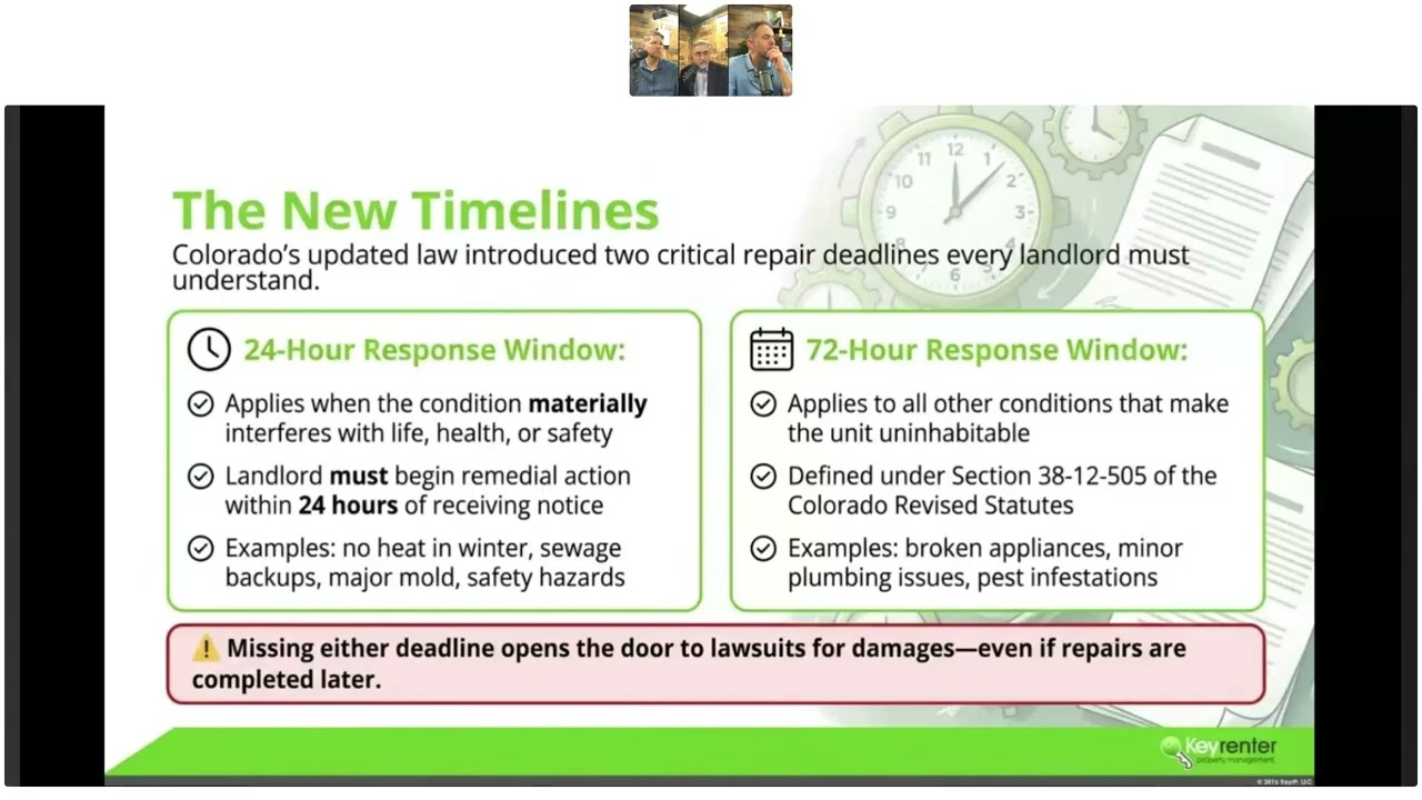 WEBINAR REPLAY: Colorado Habitability Law Updates