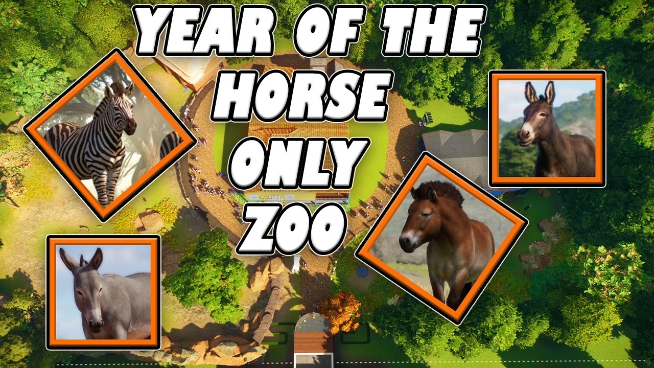 Horse Only Zoo - Can I Survive Planet Zoo Franchise Mode? | Build with Me | Planet Zoo