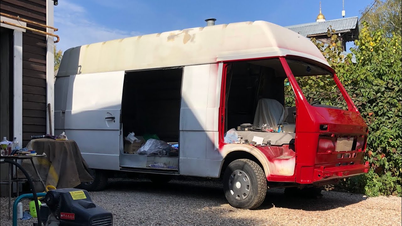 Автодом своими руками . Фольксваген LT28 1 поколения. 7 часть .Мебель внутри фургона 