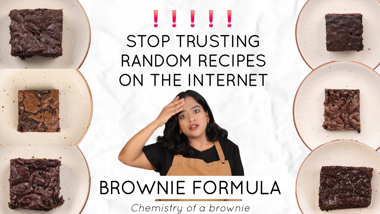 Create ANY TYPE of brownie you want with the BROWNIE FORMULA fudgy and cakey brownie eggless brownie