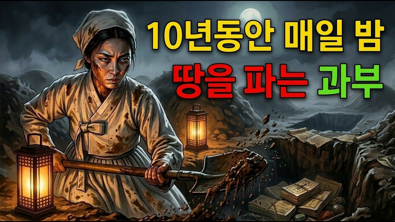10년 동안 문밖을 나서지 않은 과부가 매일 밤 뒷마당에 구덩이를 판 소름 돋는 이유