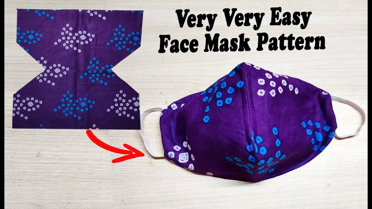 😷Very Easy New Style Pattern Mask😷 |HANDMADE EASY Breathable Face Mask | Rajni's Art n Crafts