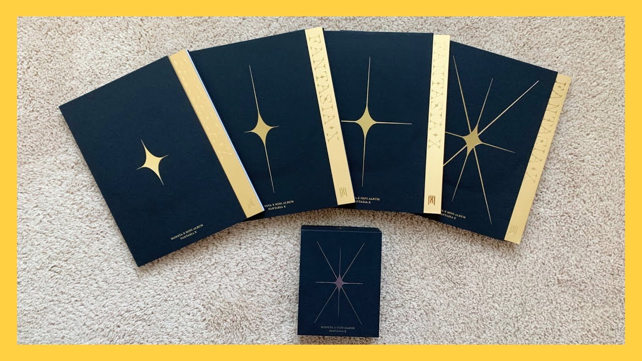 😍✨Monbebe Unboxes Monsta X 몬스타엑스 8th Mini Album FANTASIA X (I, II, III & IV, Kihno)