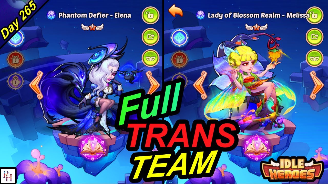 Transcendent Team Complete | Idle Heroes F2P Gameplay Series - Ep. 265