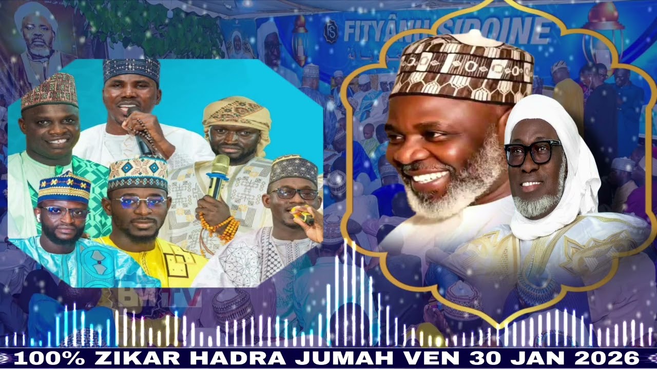 Partie 2 100% ZIKAR HADRA JUMAH VEN 30 JAN 2026 CHEZ MAWLANA SANGUE BARHAMOU NDIAYE 