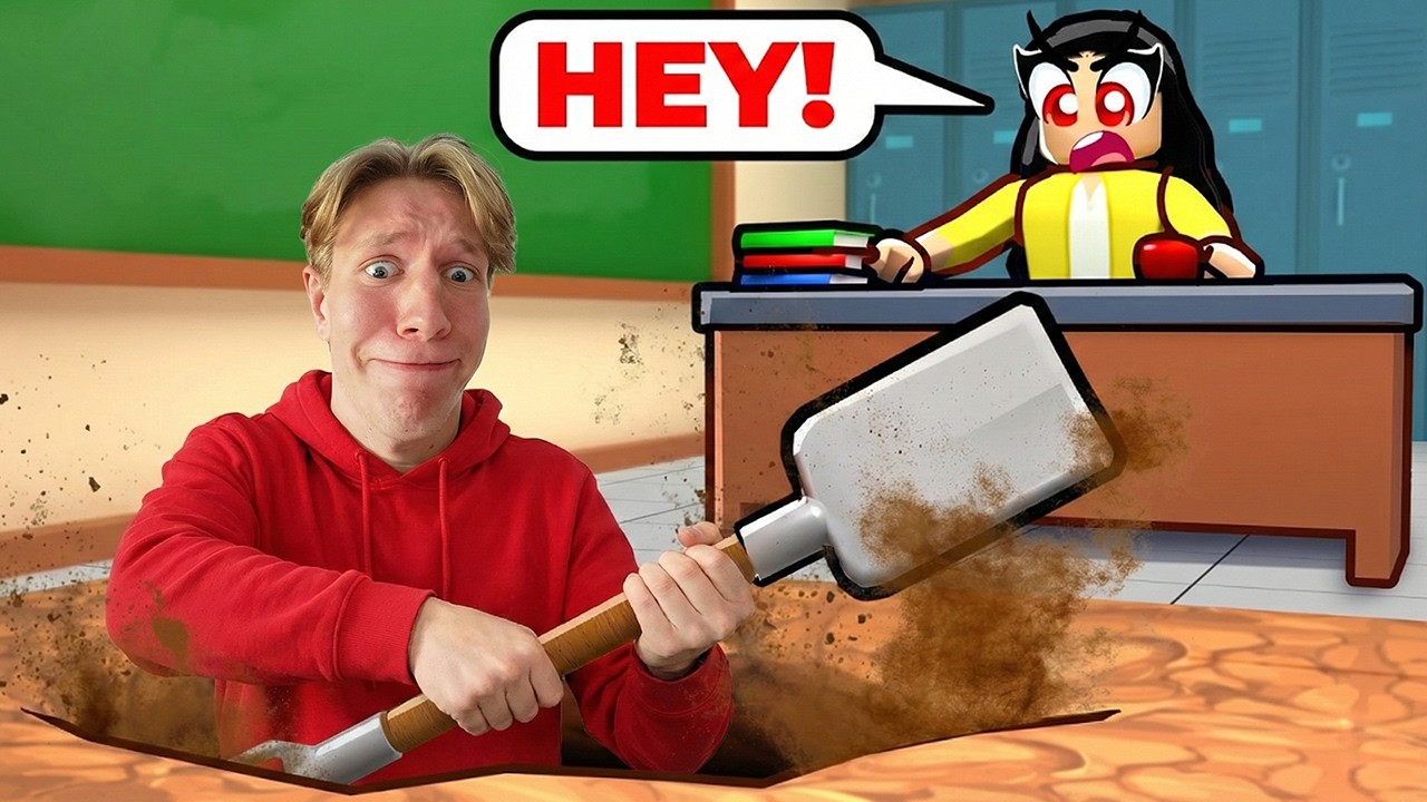 ROBLOX GRÄV FÖR ATT FLY SKOLAN..