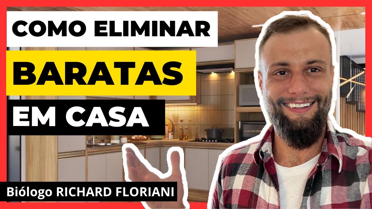 Como acabar com barata francesinha em casa definitivamente - Biólogo Richard Floriani
