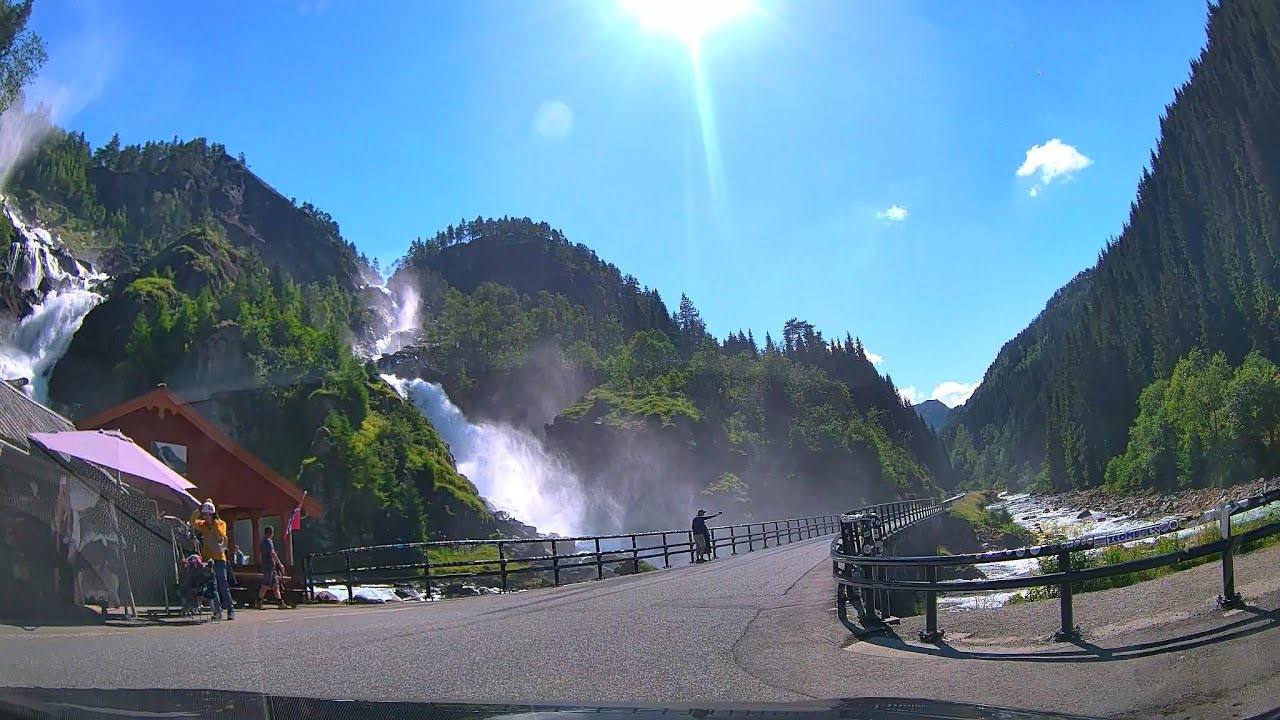 Driving | Odda - Låtefossen - Horda | Road Trip Norway