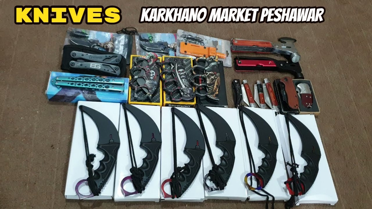 Survival Imported Knives for Hunting | Sitara market karkhano Peshawar Khanjar Chaku | Brand Knives