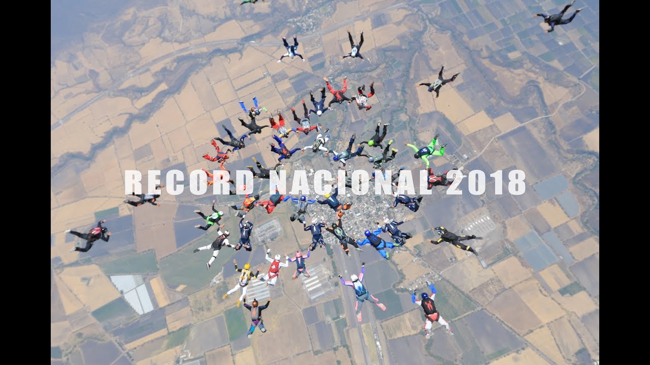 Récord Nacional de Paracaidismo: México 50 (2018)