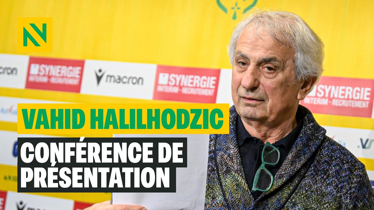 🎥🎙️ Présentation officielle de Vahid Halilhodžić