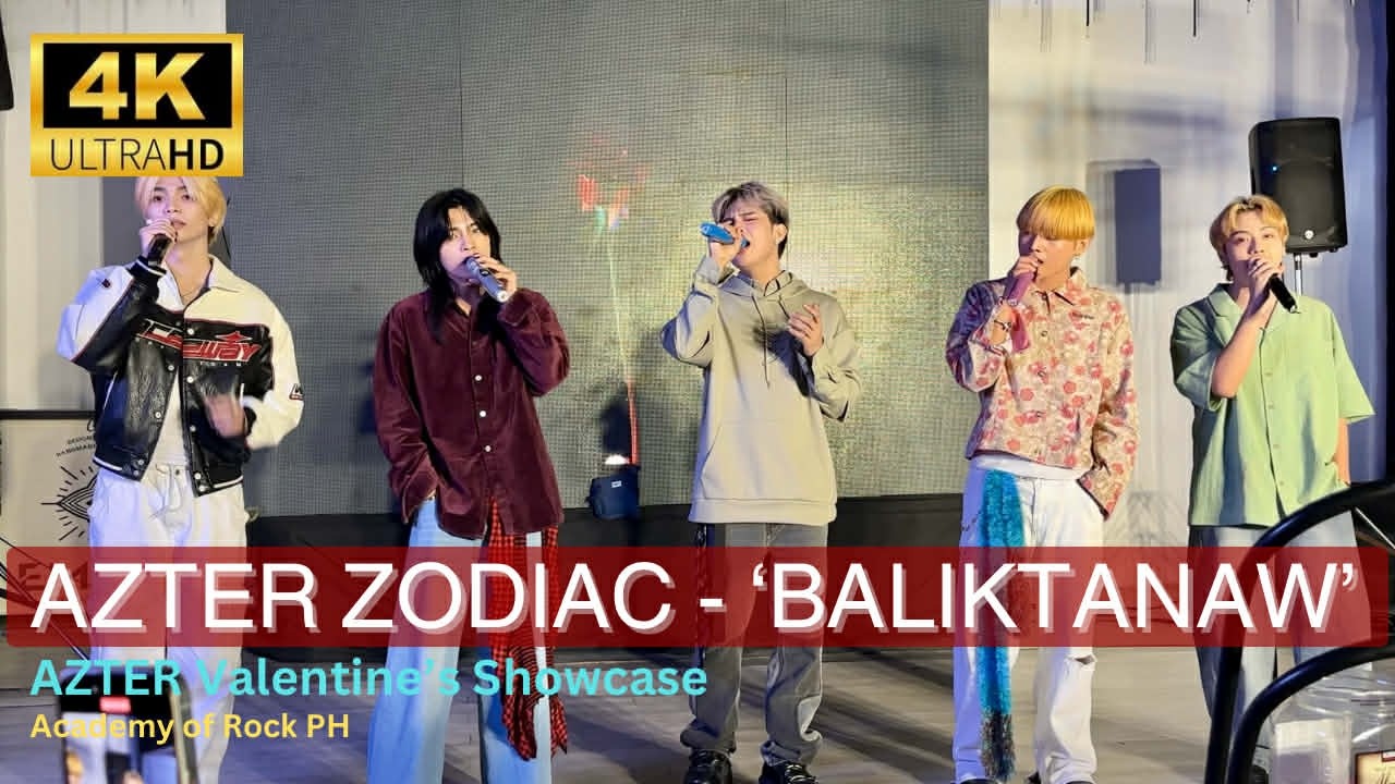 AZTER ZODIAC - (Unreleased Song) ‘Baliktanaw’ Performance at AZTER: You and I Valentines Showcase