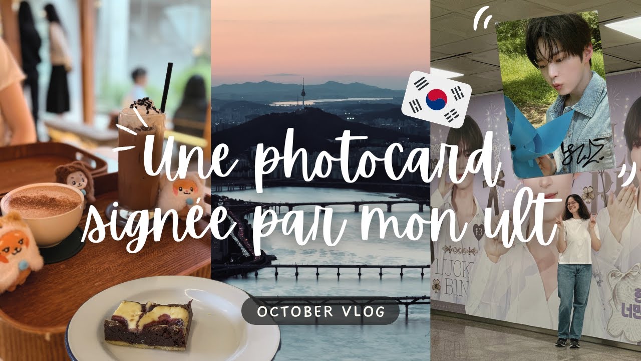 concert, pc sign&eacute;e, pop up, temples, caf&eacute;s ✩ october vlog pvt cor&eacute;e du sud