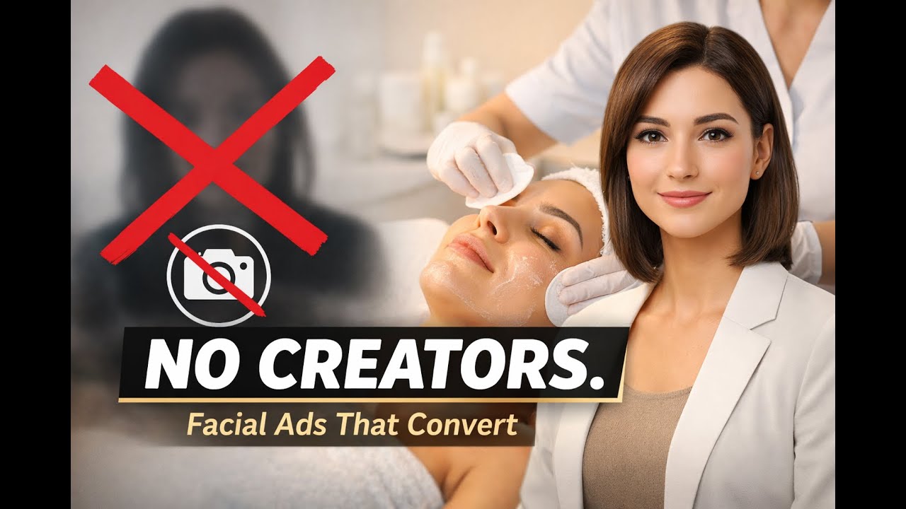 How Beauty Salons Create High-Converting Facial Ads Without Creators