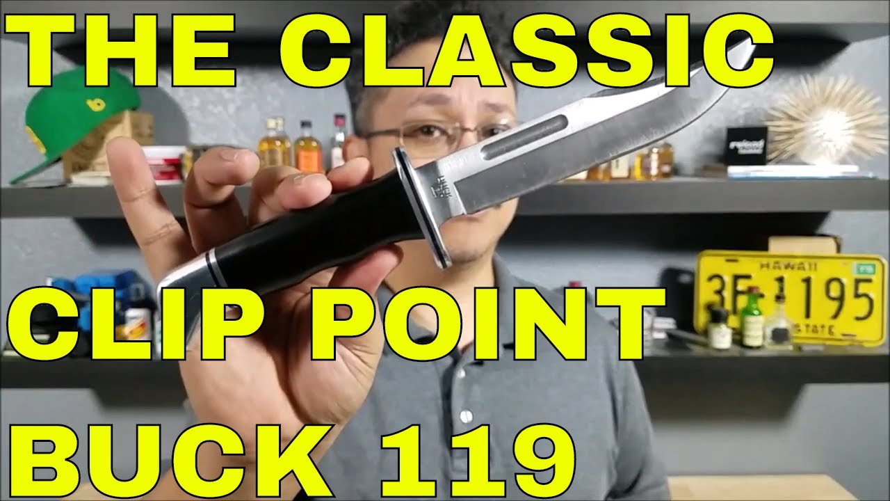THE BEST CLIP POINT KNIFE EVER BUCK 119 REVIEW