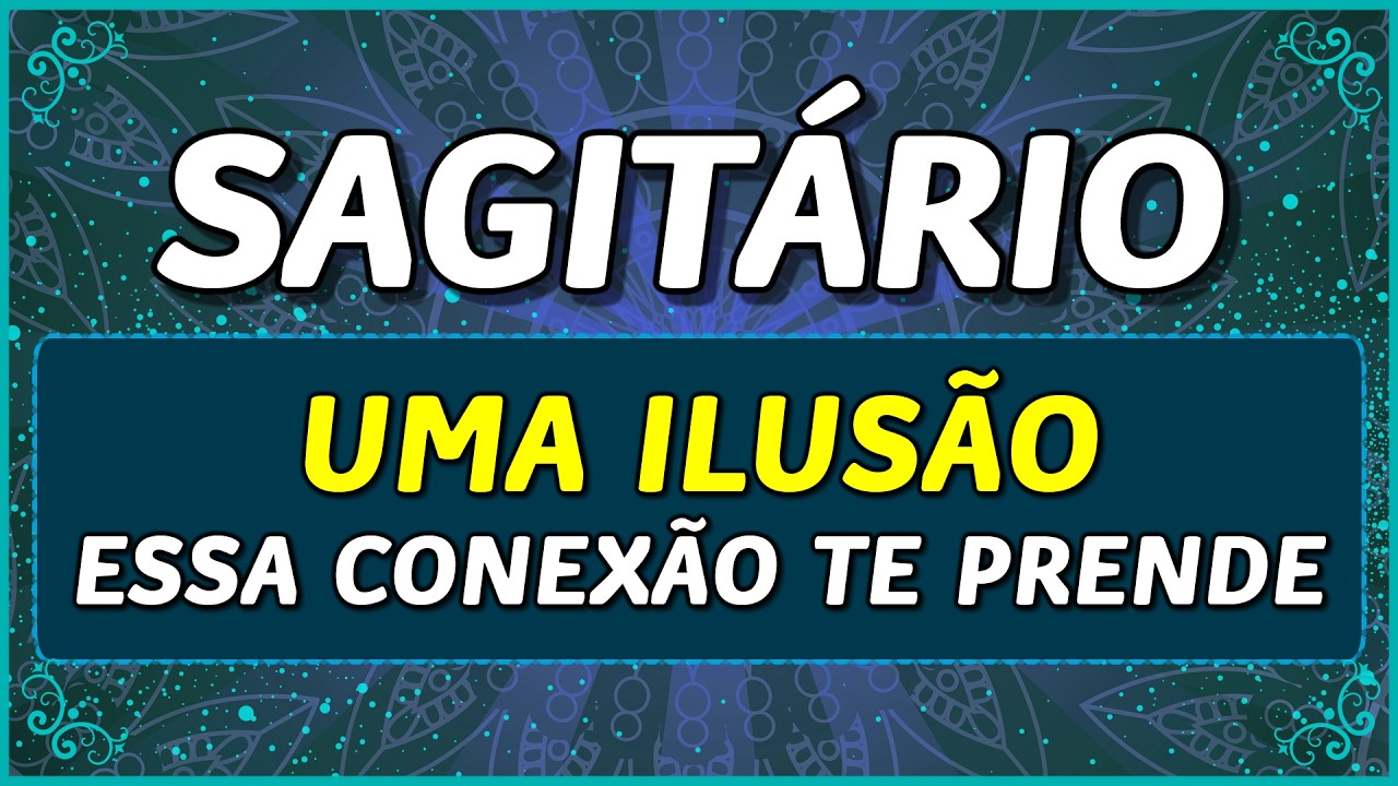 SAGITÁRIO ♐️ // ⚡️ILUSÃO! 💣💥- UMA CONEXÃO QUE TE PRENDE... 💔🥺