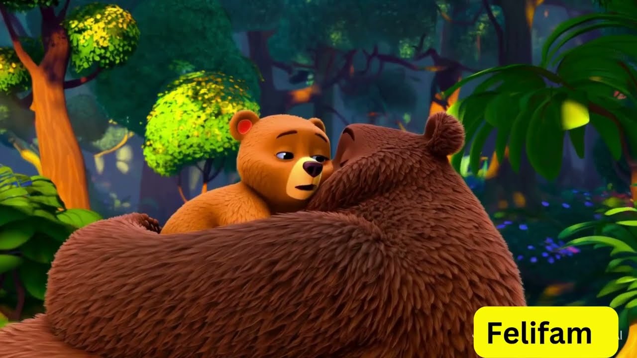 Toddler Songs for Bedtime | Hush, Hush, Baby Bear | Soothing Bedtime Song for Kids  #toddlermusic