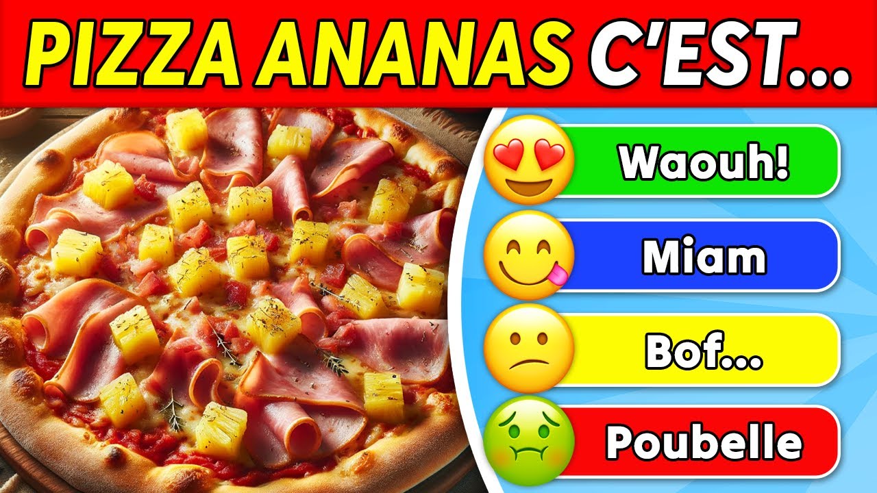 TIER LIST : Classe la NOURRITURE du MEILLEUR au PIRE 🍕📝