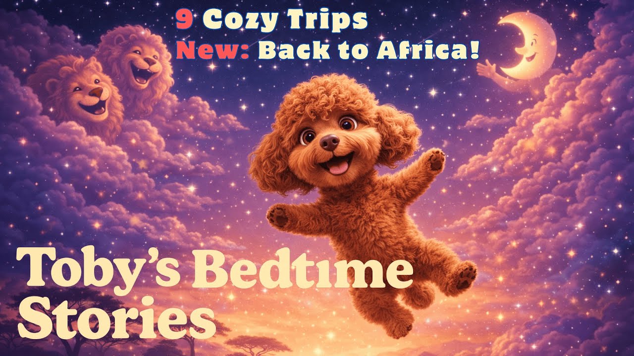 Toby’s Bedtime Stories ❄️🌍 Toby Goes Back to Africa