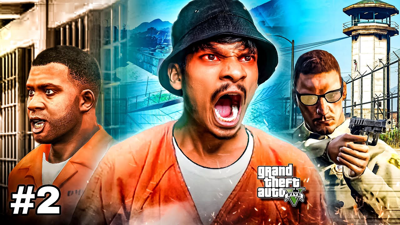 I CAUGHT by POLICE,  20 YEARS JAIL without any REASON || GTA V GAMEPLAY #2
