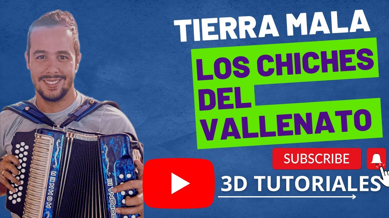 [PASO A PASO] TUTORIAL DE ACORDEON-TIERRA MALA-ACORDEON 5 LETRAS