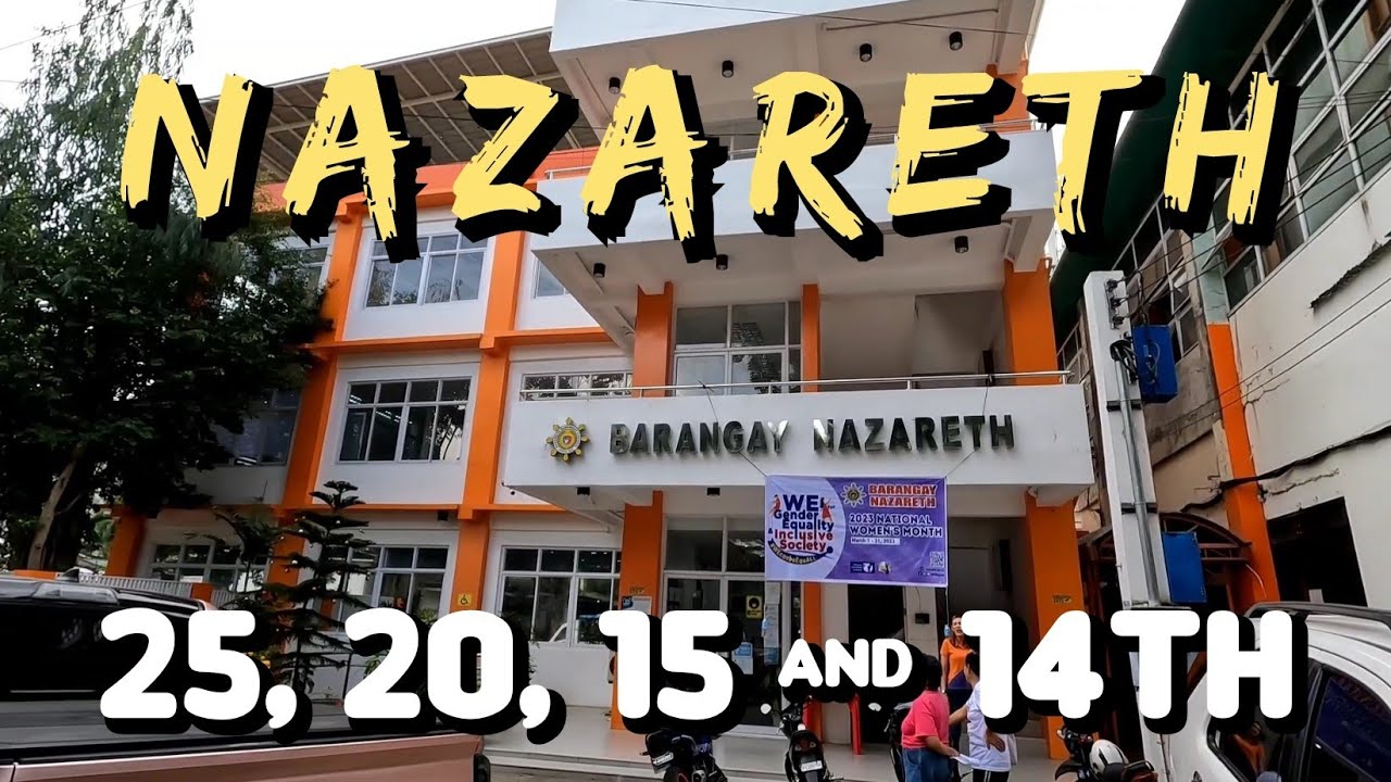 Walking Tour - Barangay Nazareth (25th, 20th, 15th & 14th streets) Cagayan de Oro City