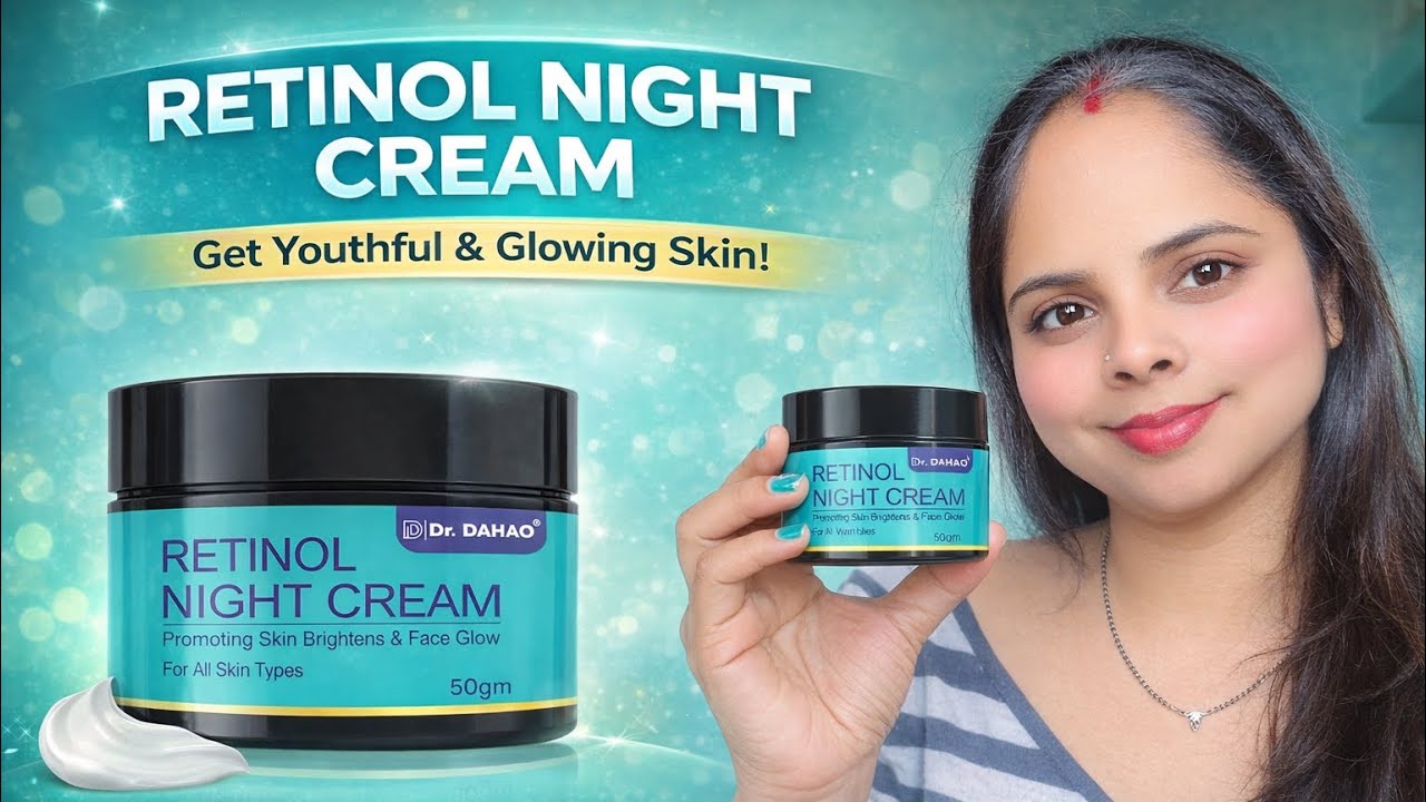 🌙✨ Dr. Dhao Retinol Night Cream – My Honest Review & Skin Results! ✨🌙 cheapest night cream