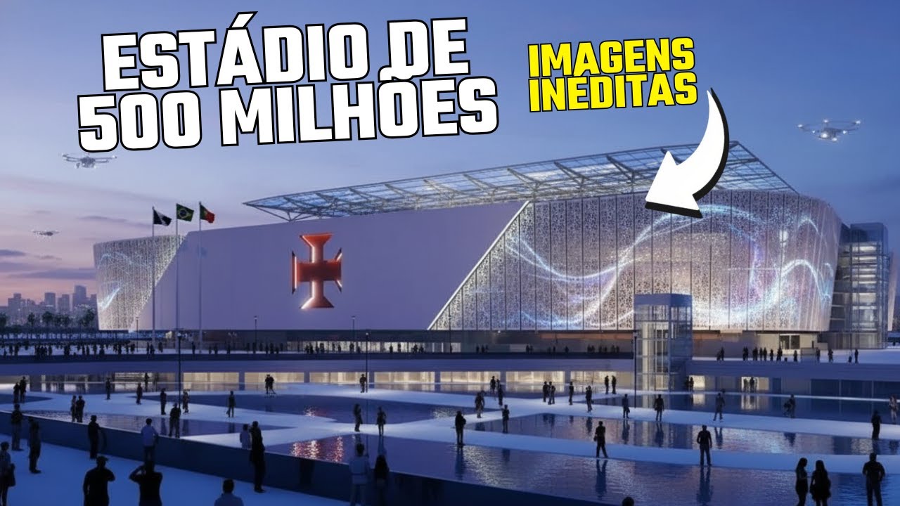 Novo Estádio do VASCO é Real! Projeto de R$ 500 Milhões Choca Torcida!