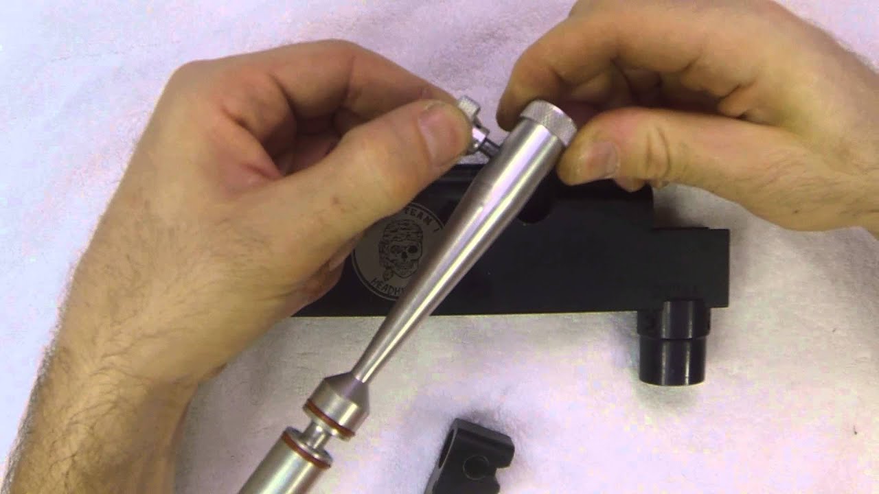 Autococker Paintball gun Quick Release Bolt on an Marine Team 1 Body